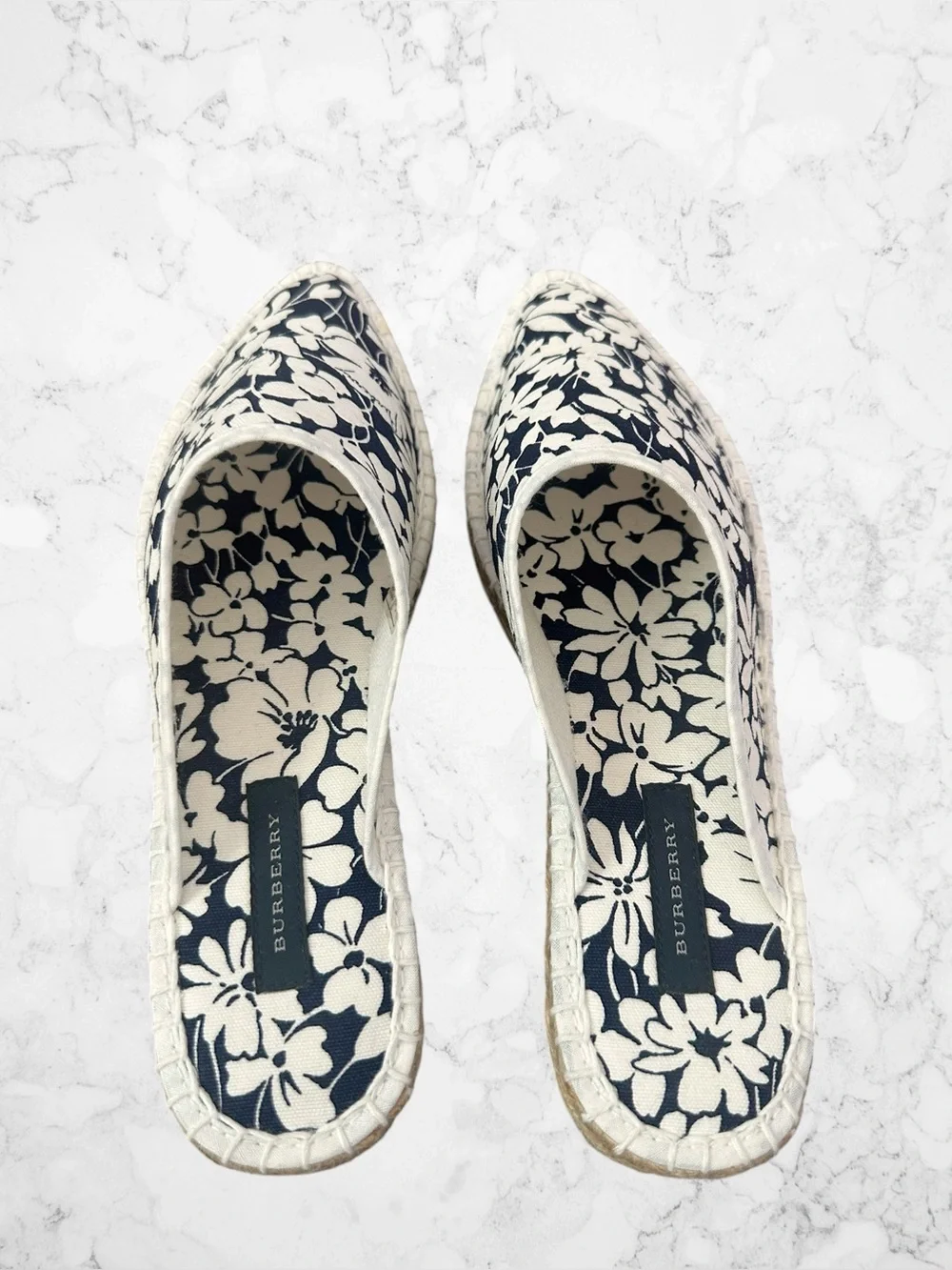 Burberry floral espadrille